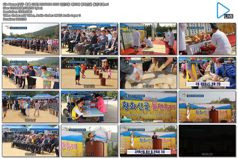 [서구 톡톡 33회] 20160924 2016 검단2동 제11회 황화산골 들판축제 사진